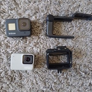 GoPro 7white and Go Pro 8Black